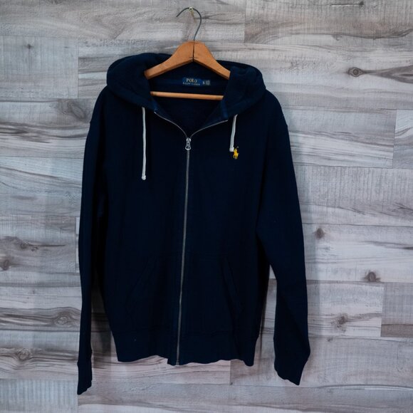 Polo Ralph Lauren Other - Polo Ralph Lauren Mens Navy Full-Zip Hoodie Sweatshirt